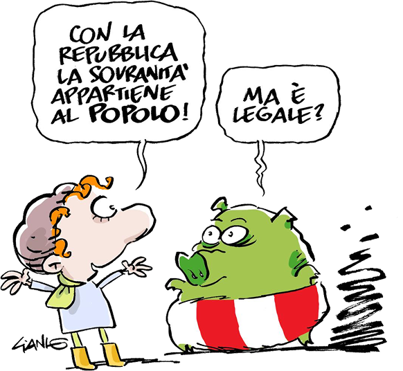 Con la Repubblica la sovranità appartiene al popolo! Ma è legale?
